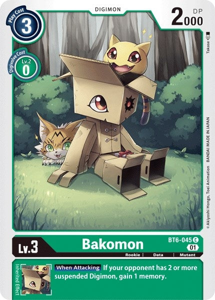Image for Bakomon - Digimon Card Game