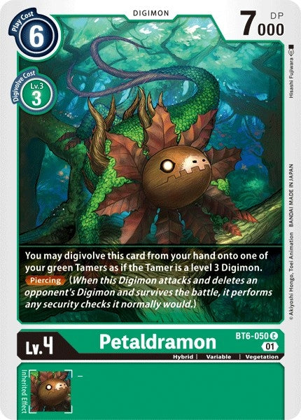 Image for Petaldramon - Digimon Card Game
