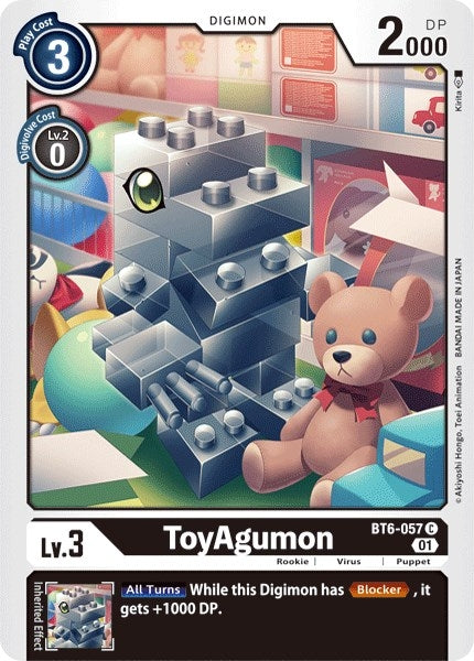 Image for ToyAgumon - Digimon Card Game
