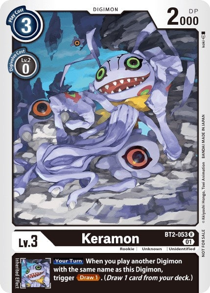 Image for Keramon - BT2-053 (Tamer Party Vol. 3 Promo) - Digimon Card Game