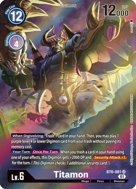 Image for Titamon (Alternate Art) - Digimon Card Game