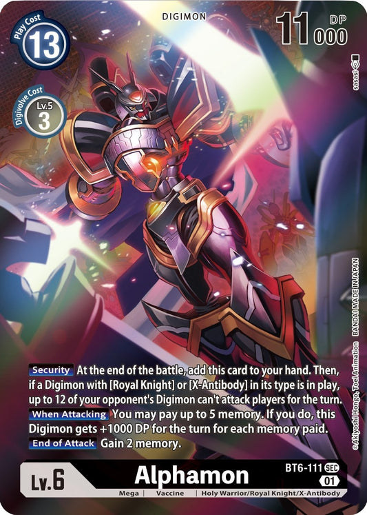 Image for Alphamon (Alternate Art) - Digimon Card Game