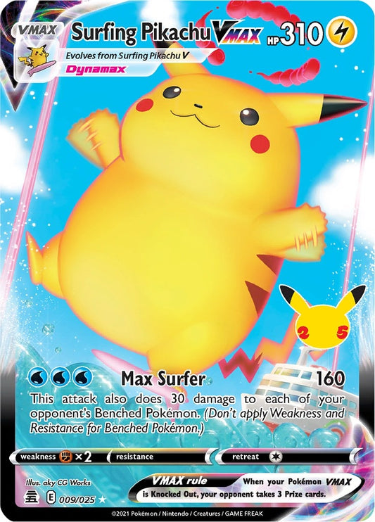 Image for Surfing Pikachu VMAX - Pokemon