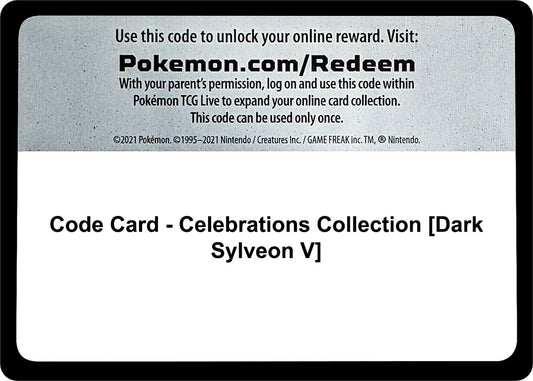 Image for Code Card - Celebrations Collection [Dark Sylveon V] - Pokemon