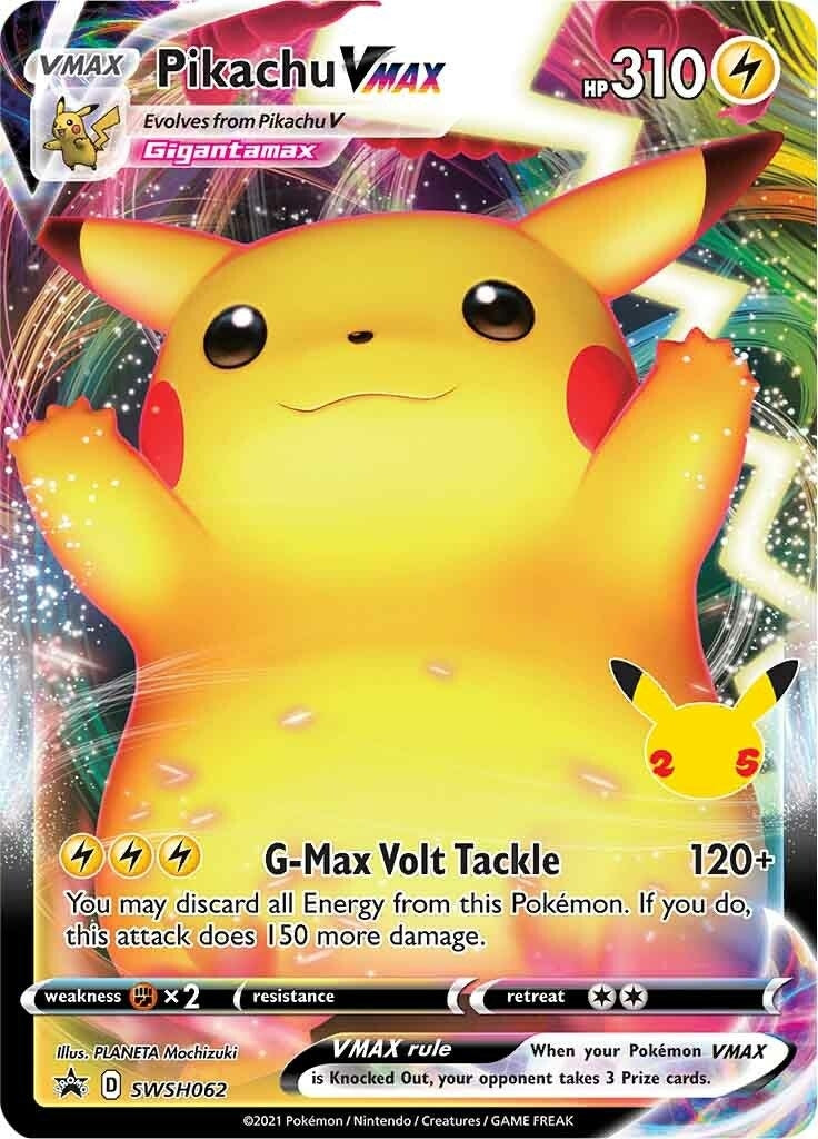 Image for Pikachu VMAX - SWSH062 - Pokemon