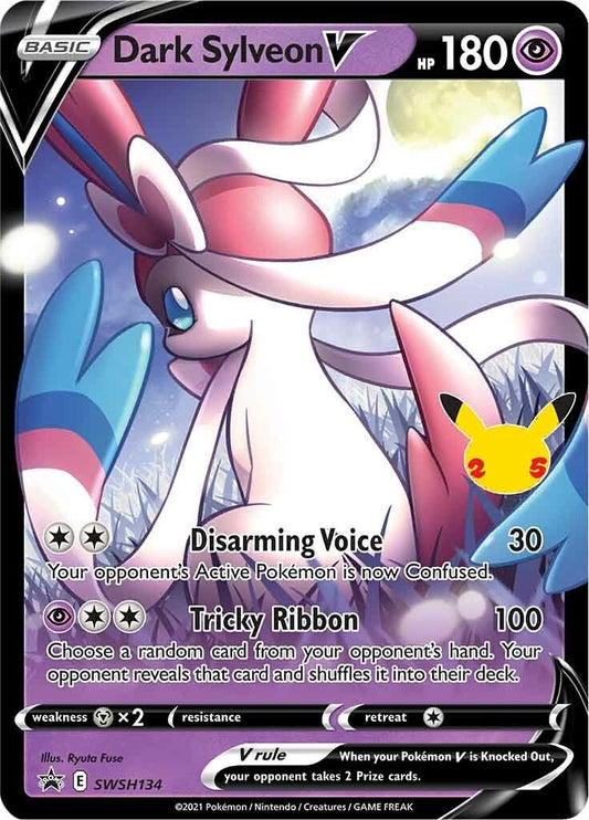 Image for Dark Sylveon V - SWSH134 - Pokemon