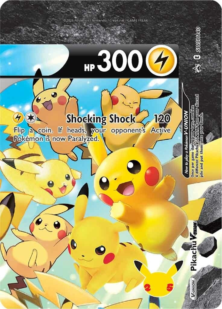 Image for Pikachu V-Union - SWSH140 - Pokemon