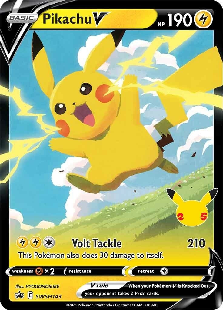 Image for Pikachu V - SWSH143 - Pokemon
