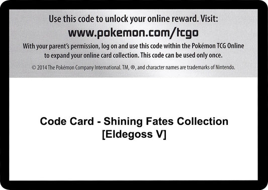 Image for Code Card - Shining Fates Collection [Eldegoss V] - Pokemon