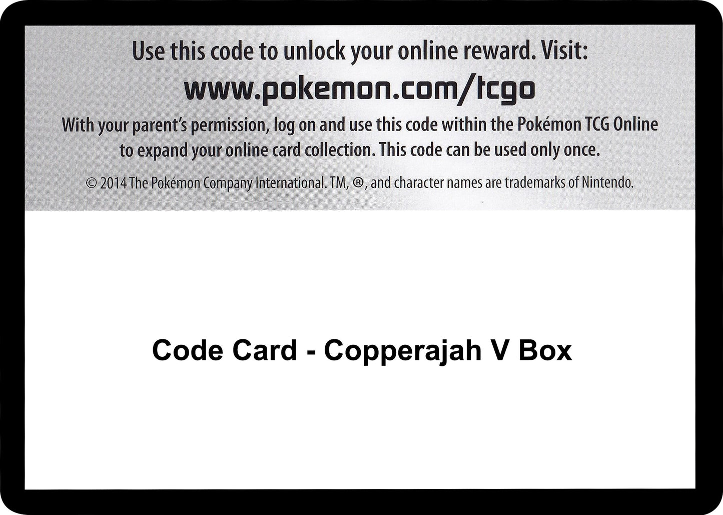 Image for Code Card - Copperajah V Box - Pokemon