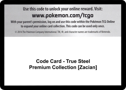 Image for Code Card - True Steel Premium Collection [Zacian] - Pokemon
