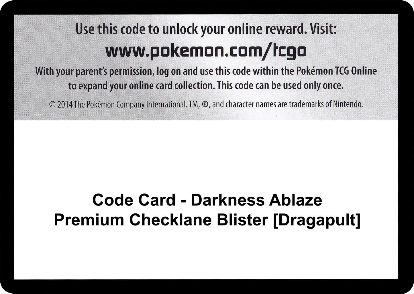 Image for Code Card - Darkness Ablaze Premium Checklane Blister [Grimmsnarl] - Pokemon