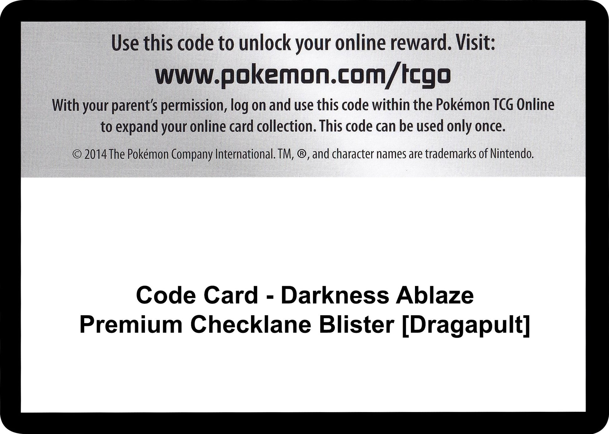 Image for Code Card - Darkness Ablaze Premium Checklane Blister [Grimmsnarl] - Pokemon