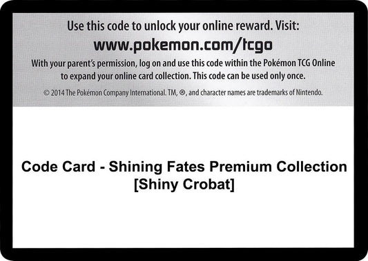 Image for Code Card - Shining Fates Premium Collection [Shiny Crobat] - Pokemon