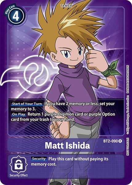 Image for Matt Ishida - BT2-090 (Official Tournament Pack Vol.3) - Digimon Card Game