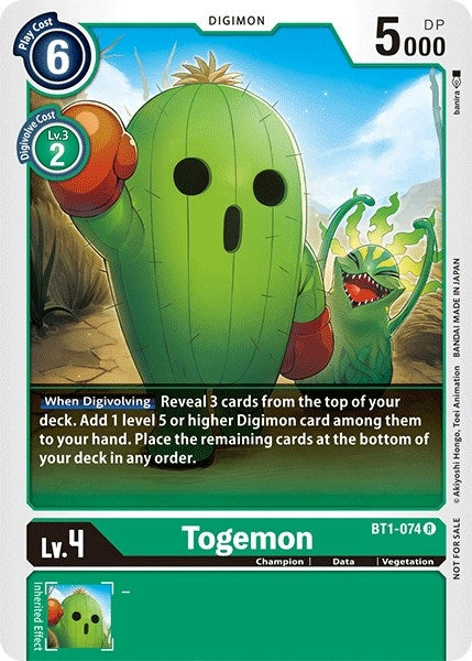 Image for Togemon (Official Tournament Pack Vol.3) - Digimon Card Game