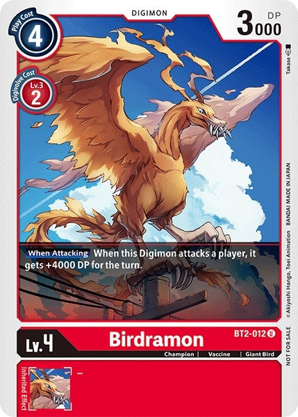 Image for Birdramon - BT2-012 (Official Tournament Pack Vol.3) - Digimon Card Game