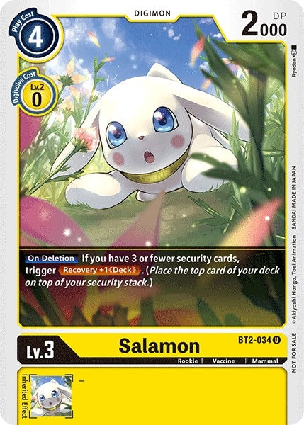 Image for Salamon - BT2-034 (Official Tournament Pack Vol.3) - Digimon Card Game