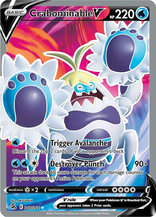 Image for Crabominable V (Full Art) - Pokemon