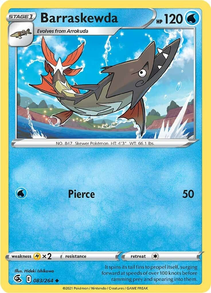 Image for Barraskewda - Pokemon