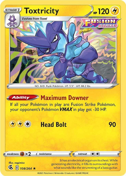Image for Toxtricity (108) - Pokemon