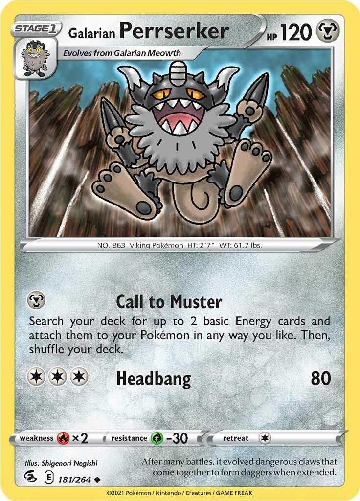 Image for Galarian Perrserker - Pokemon
