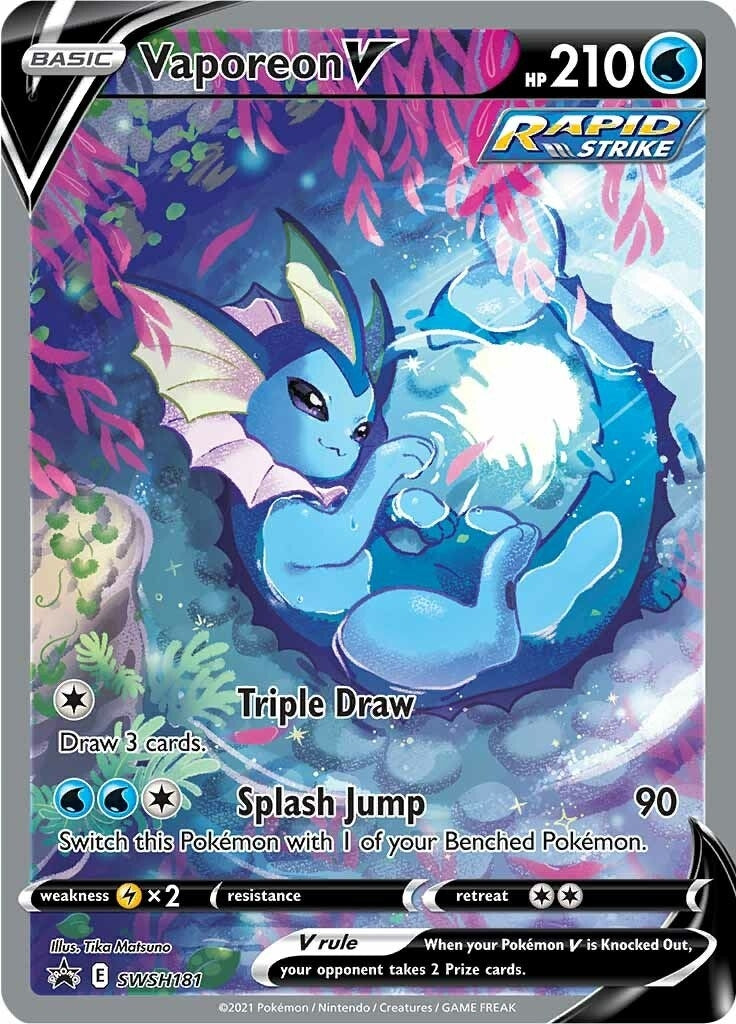 Image for Vaporeon V - SWSH181 - Pokemon
