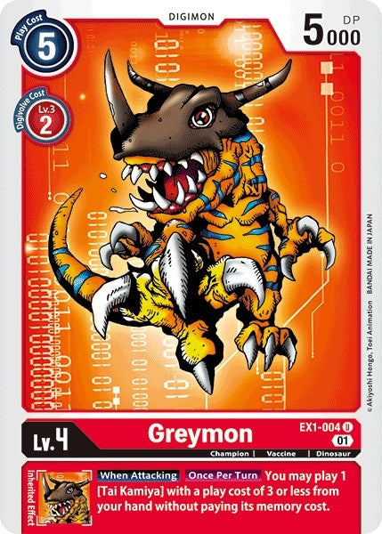 Image for Greymon - Digimon Card Game