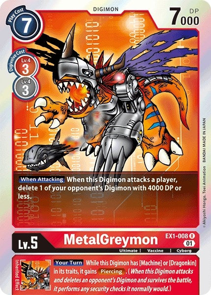 Image for MetalGreymon - Digimon Card Game