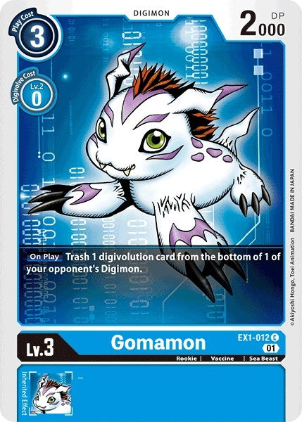 Image for Gomamon - Digimon Card Game