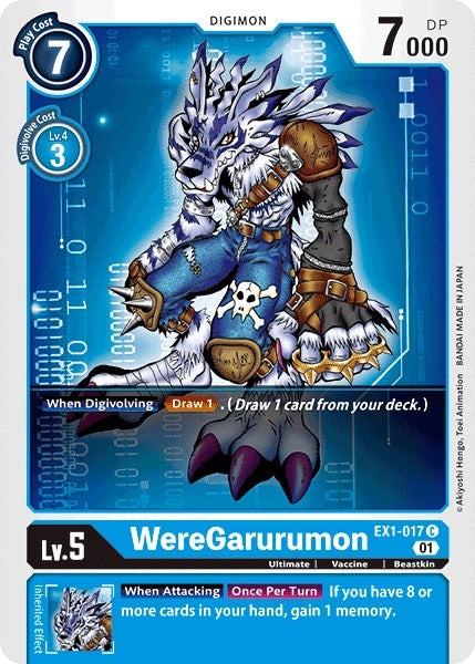 Image for WereGarurumon - Digimon Card Game
