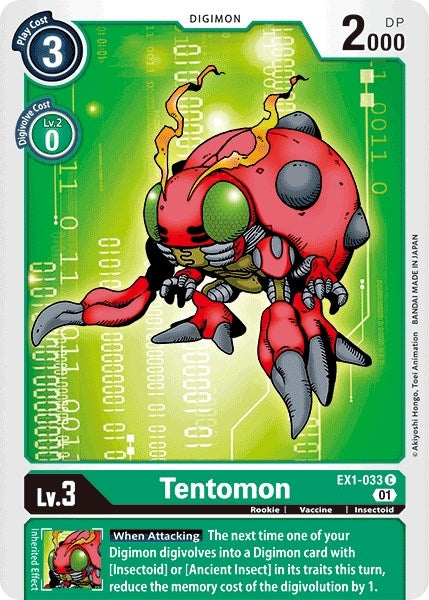 Image for Tentomon - Digimon Card Game