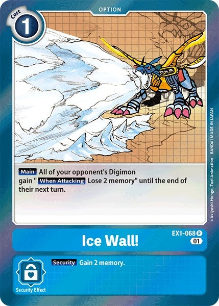Image for Ice Wall! - Digimon Card Game