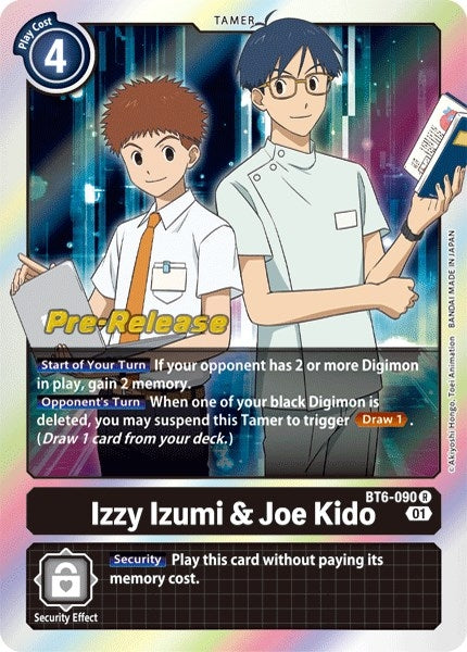 Image for Izzy Izumi & Joe Kido - Digimon Card Game