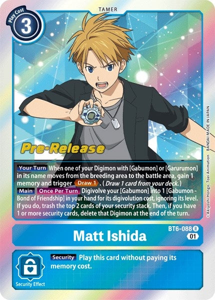 Image for Matt Ishida - Digimon Card Game