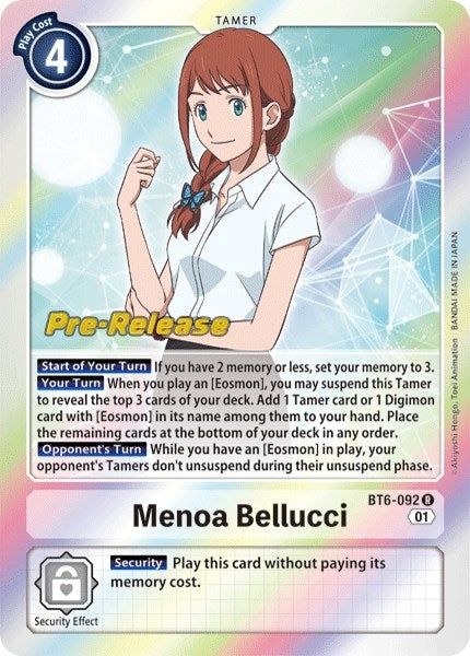 Image for Menoa Bellucci - Digimon Card Game