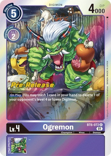 Image for Ogremon - Digimon Card Game