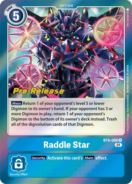 Image for Raddle Star - Digimon Card Game
