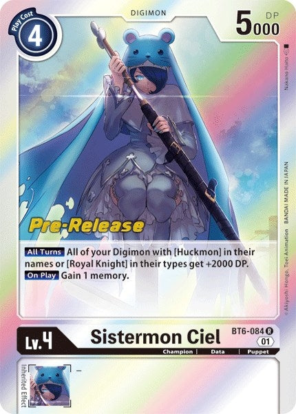 Image for Sistermon Ciel - Digimon Card Game