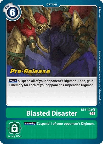 Image for Blasted Disaster - Digimon Card Game