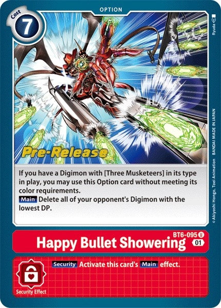 Image for Happy Bullet Showering - Digimon Card Game