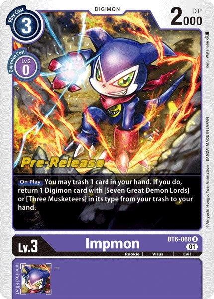 Image for Impmon - Digimon Card Game