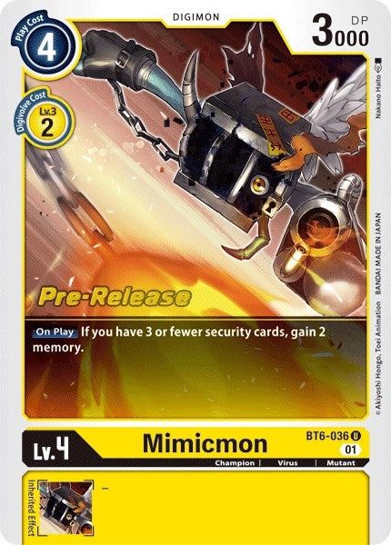 Image for Mimicmon - Digimon Card Game