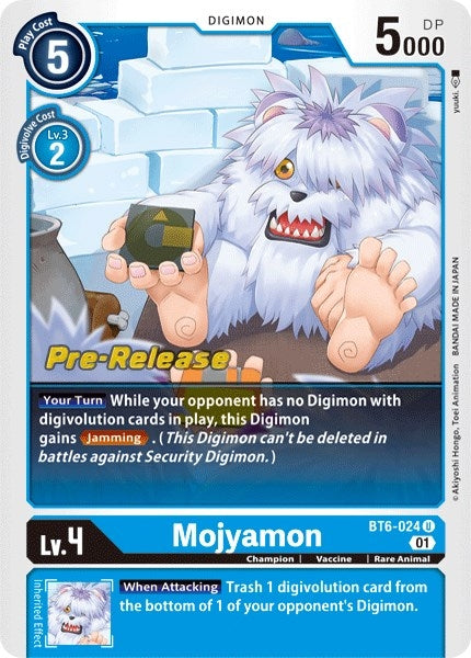 Image for Mojyamon - Digimon Card Game