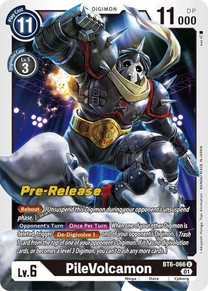 Image for PileVolcamon - Digimon Card Game
