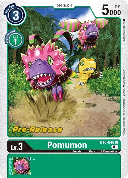 Image for Pomumon - Digimon Card Game