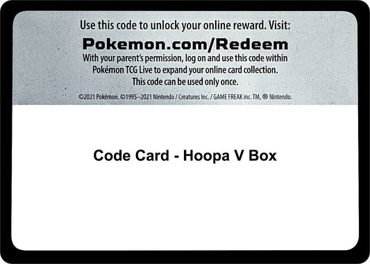 Image for Code Card - Hoopa V Box - Pokemon