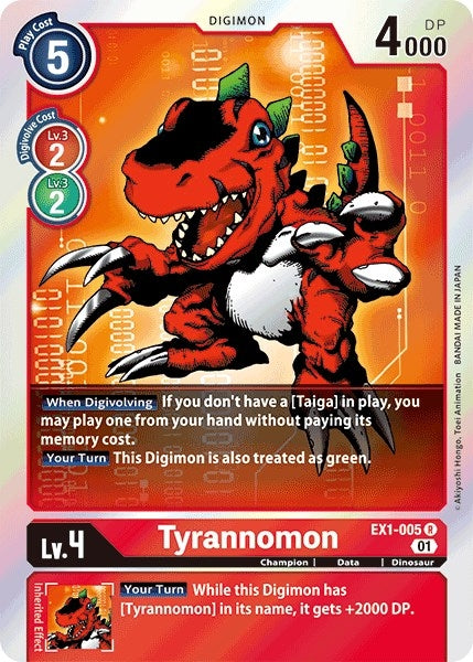 Image for Tyrannomon - Digimon Card Game