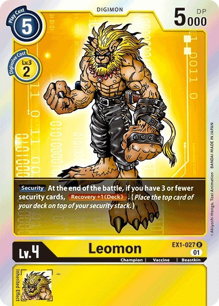 Image for Leomon - Digimon Card Game