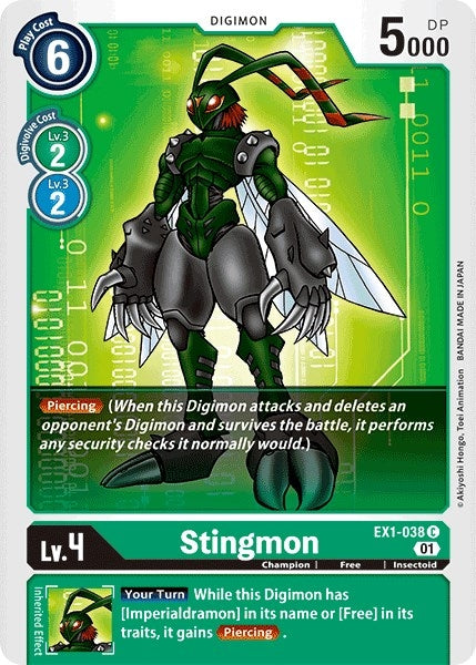 Image for Stingmon - Digimon Card Game